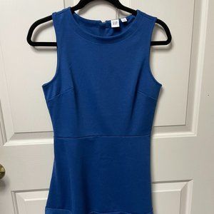 Gap Fit and Flare Blue Dress - 4 - Worn Once